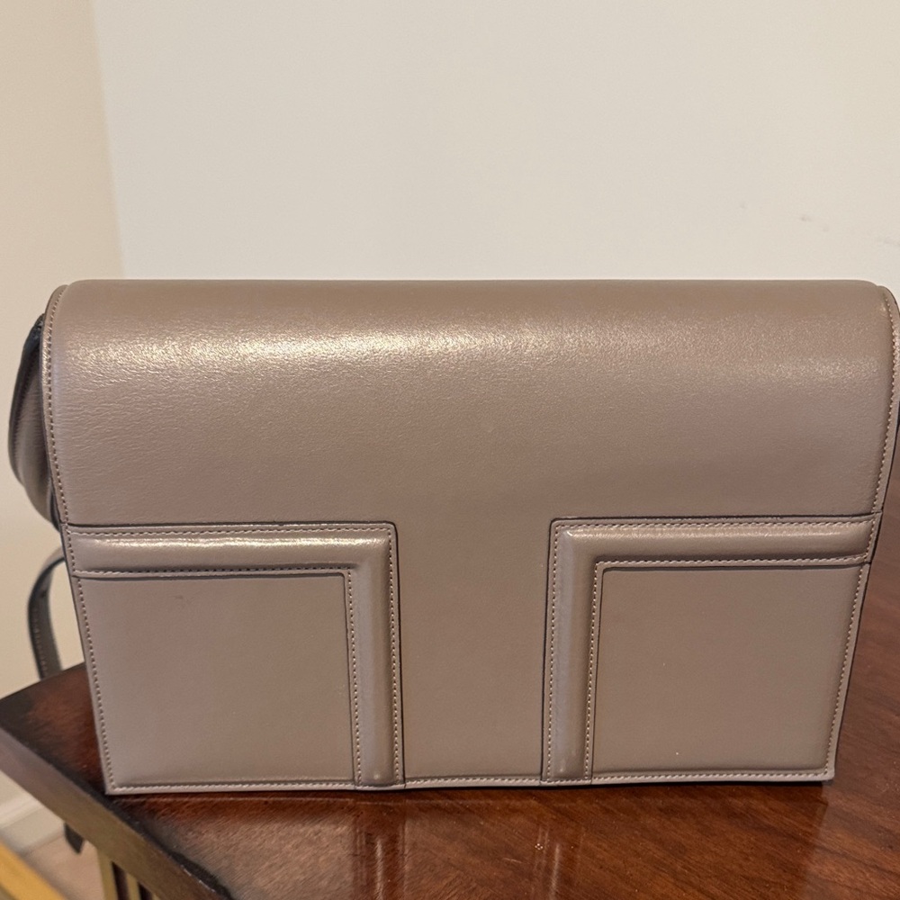 Toteme “T” Leather Shoulder Bag